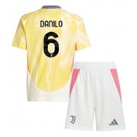 Maglia Calcio Juventus Danilo Luiz #6 Seconda Divisa Bambino 2024-25 Manica Corta (+ pantaloncini)